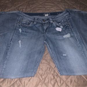 Silver Jeans Lola 17” 29/33